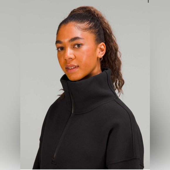 Lululemon Thick Fleece Half-Zip, Black, Size XS/S - Picture 3 of 8